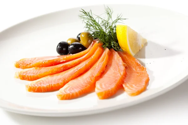 Salmon Slice — Stock Photo, Image