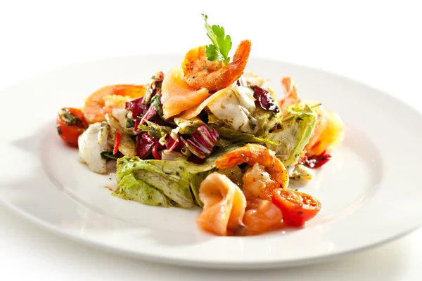 Seafood sallad — Stockfoto