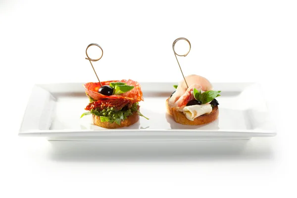 Canapés — Fotografia de Stock