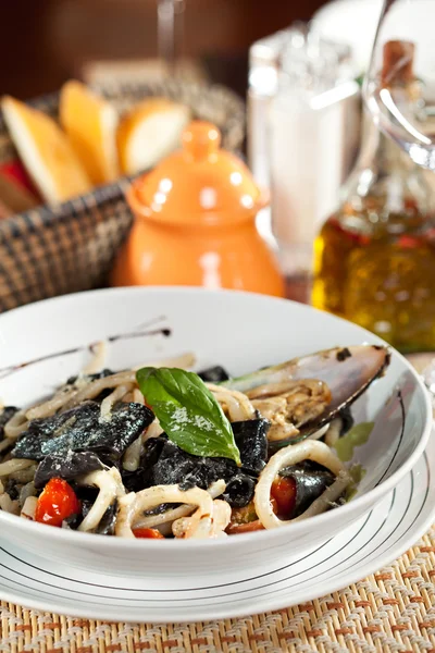 Seafood Pasta — Stock Photo, Image