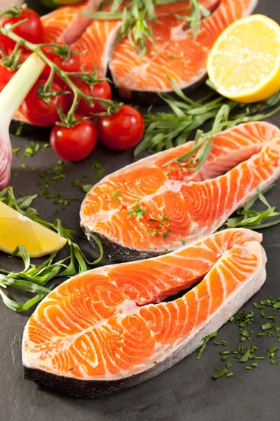 Salmon Steak — Stock Photo, Image