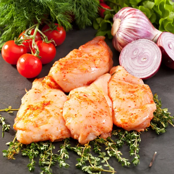 Marinated Chicken Breast — Stock Photo, Image