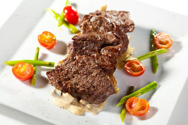 Hovězí steak — Stock fotografie