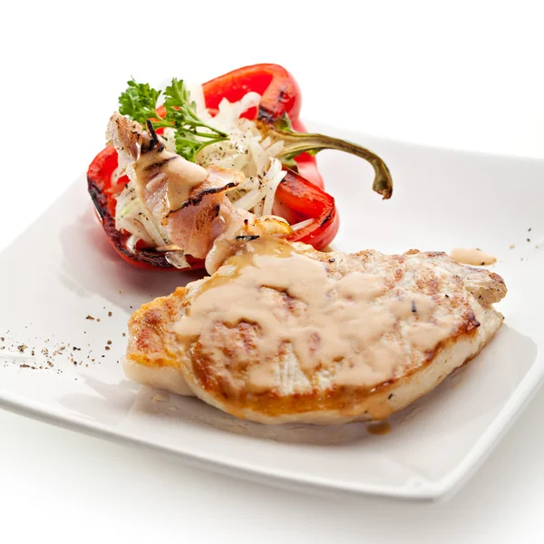 Schweinesteak — Stockfoto