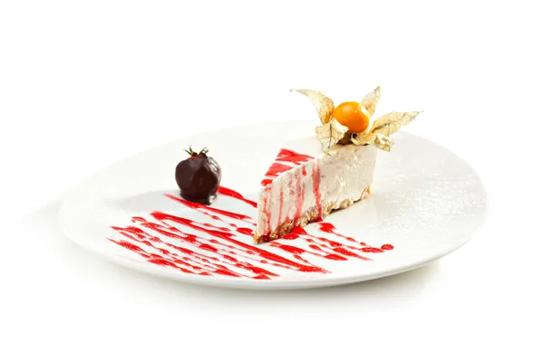 Dessert - Cheesecake — Stockfoto