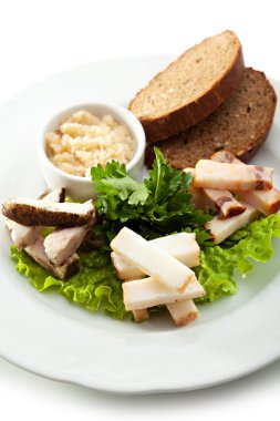 ekmek ile domuz yağı