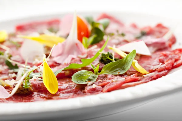 Carpaccio de carne — Fotografia de Stock