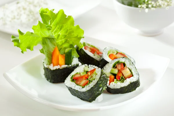 Vegetariánské roll — Stock fotografie