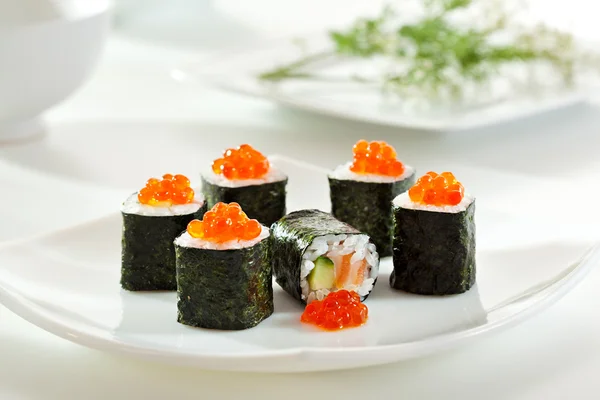 Somon roll — Stok fotoğraf