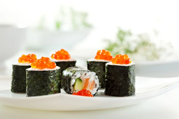 Zalm roll — Stockfoto