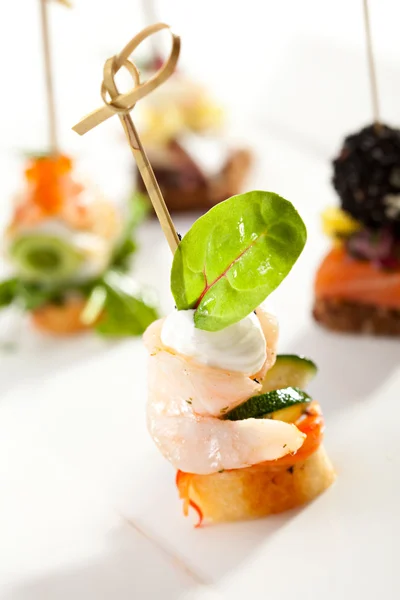 Canapés — Fotografia de Stock