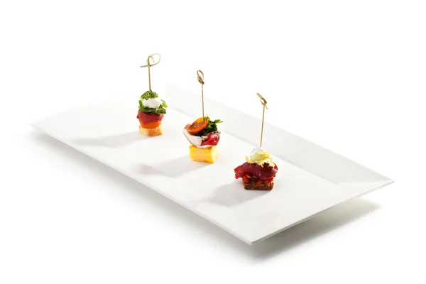 Canapés — Fotografia de Stock