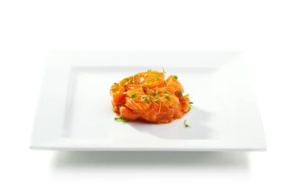 Tartare de saumon — Photo