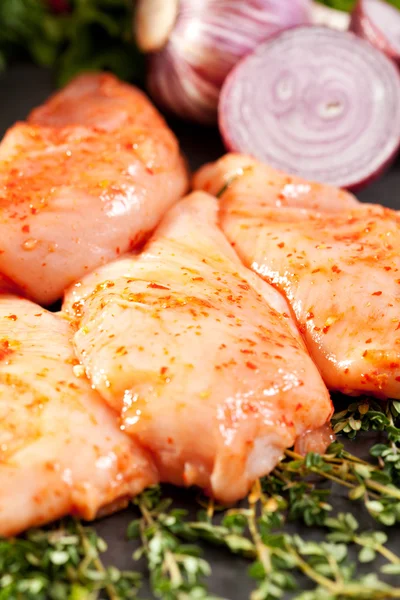 Marinated Chicken Breast — Zdjęcie stockowe