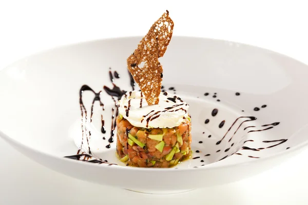 Tartare de saumon — Photo