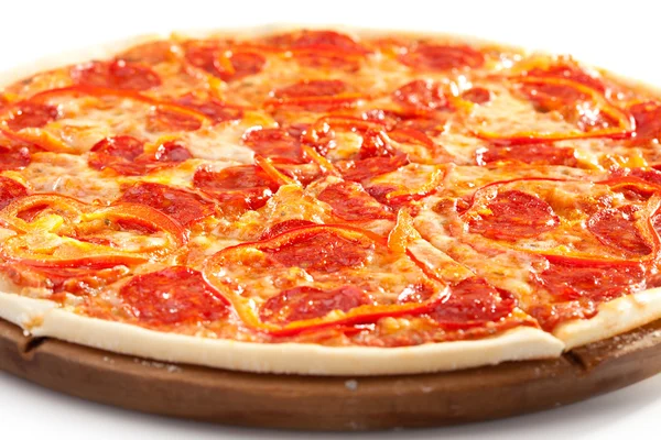 Fleischpizza — Stockfoto