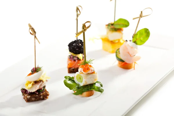 Canapés — Fotografia de Stock