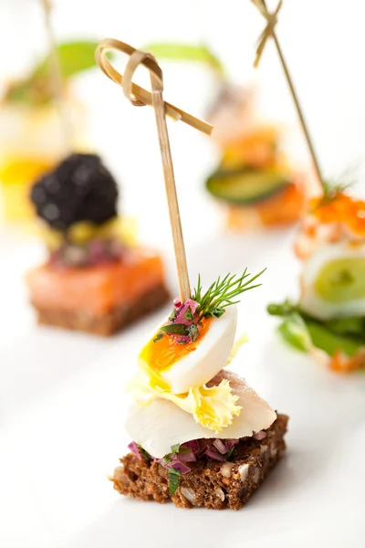 Canapés — Fotografia de Stock