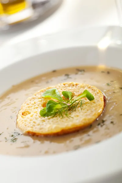 Zupa cebulowa — Zdjęcie stockowe