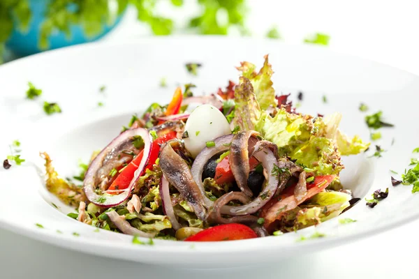 Ensalada con Anchoa — Foto de Stock