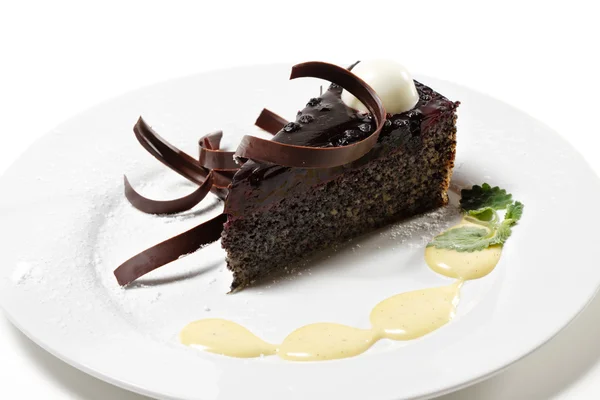 Dessert - Gâteau au chocolat — Photo