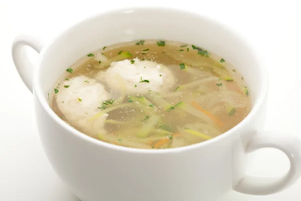 Vegetables Soup with Chicken — Stock Photo, Image