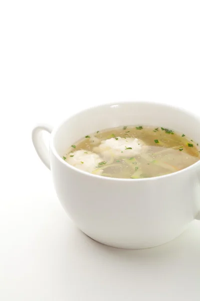 Sopa de verduras con pollo —  Fotos de Stock