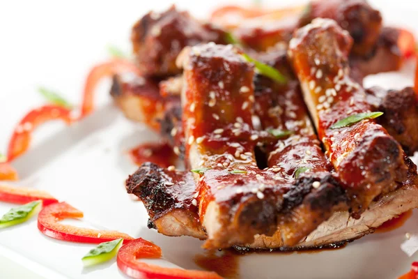 Barbecued Ribs — Stock Photo, Image