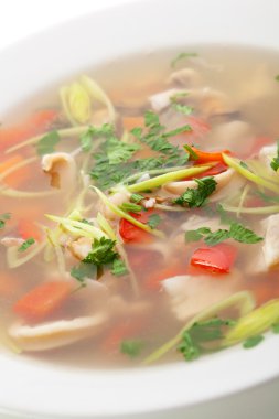 Deniz mahsulleri çorbası