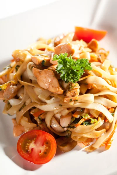 Noodles with Seafood — Stock Photo, Image