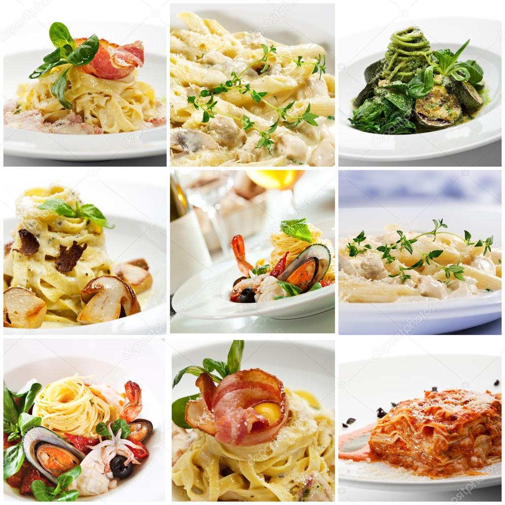 Pasta Collage