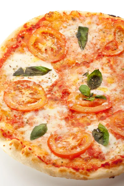 Pizza caprese — Zdjęcie stockowe