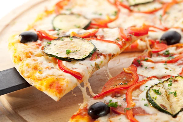 Vejetaryen pizza — Stok fotoğraf