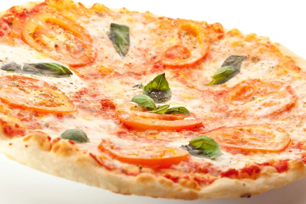 Pizza caprese — Zdjęcie stockowe