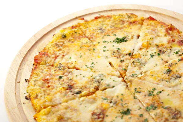 Pizza al formaggio — Foto Stock