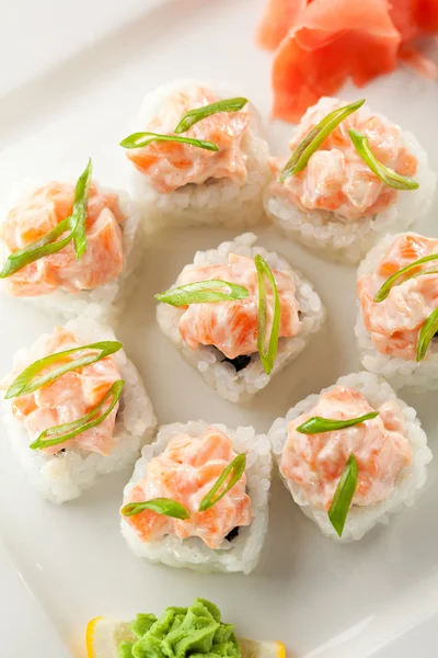 Bucătărie japoneză - Sushi Roll — Fotografie, imagine de stoc