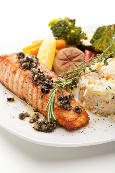 Salmon Steak — Stock Photo, Image