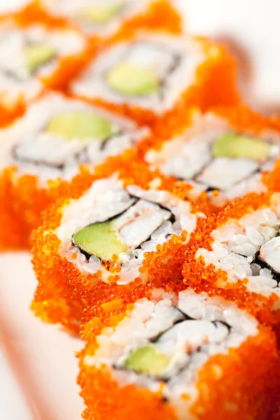 California Roll with Masago — Stock Photo, Image