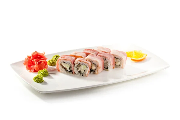 Cozinha japonesa - Sushi — Fotografia de Stock