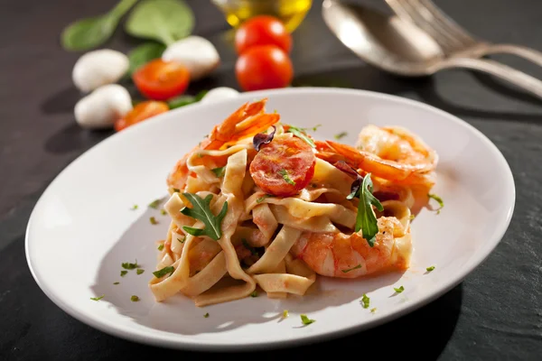 Seafood Pasta — Stock Photo, Image