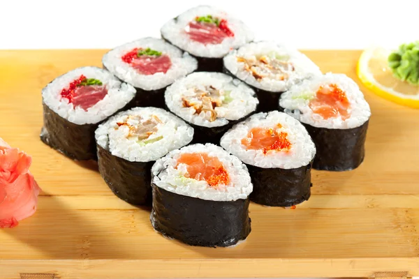 Cozinha japonesa - Sushi — Fotografia de Stock