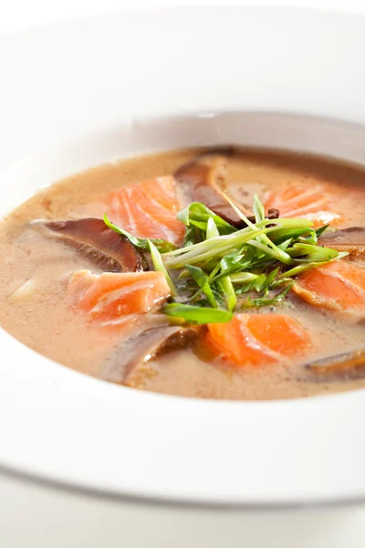 Sopa de salmón — Foto de Stock