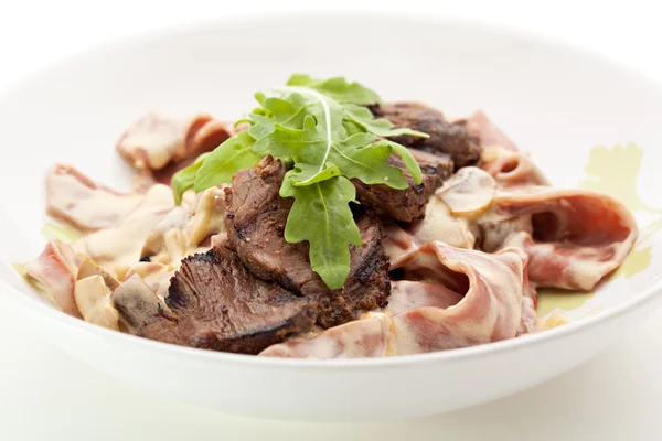 Pasta with Meat — Stock Photo, Image