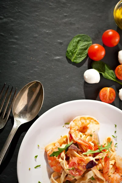 Seafood Pasta — Stock Photo, Image