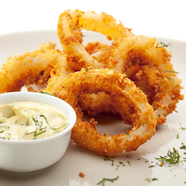 Anillos de calamares — Foto de Stock