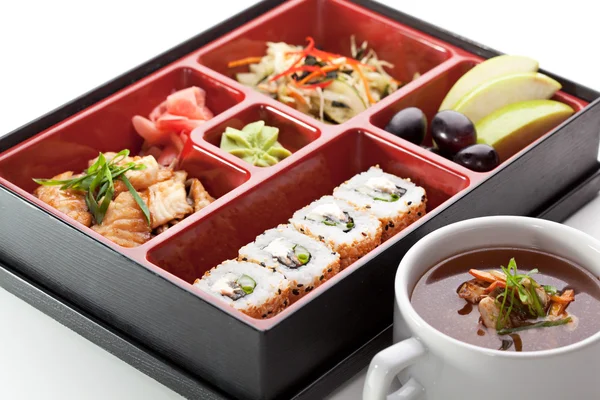Scatola di sushi — Foto Stock