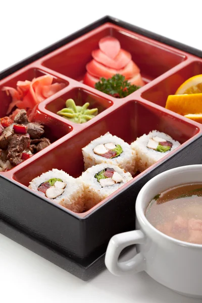 Scatola di sushi — Foto Stock