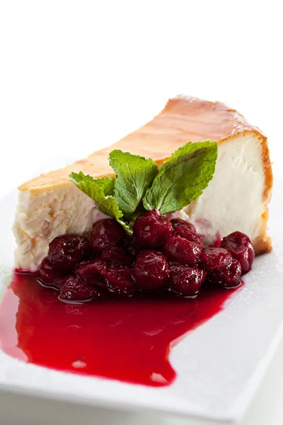 Dessert - Cheesecake — Stock Photo, Image