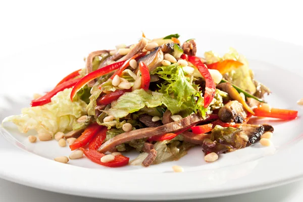 Salade met rundvlees tong — Stockfoto