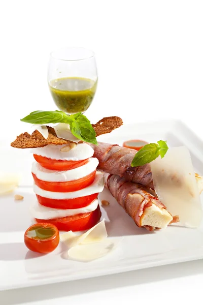 Caprese salatası — Stok fotoğraf